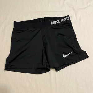 Women’s Nike compression shorts. Size Medium.